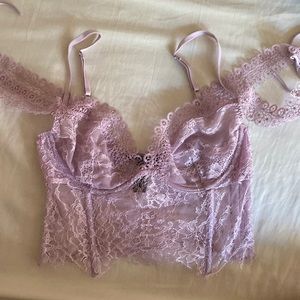 Victoria’s Secret Offer Shoulder Lilac Bustier